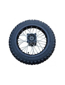 35-39-42 Rear complet wheel 12 inch center bolt 12mm for motocross hydraulic brake