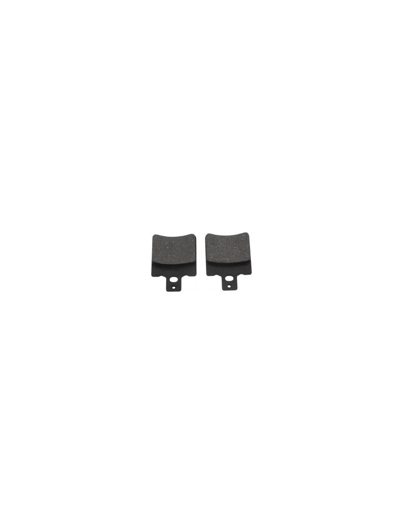 Square brake pad with one...