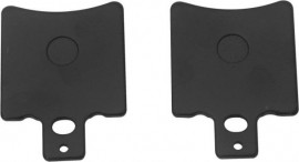 Square brake pad with one...