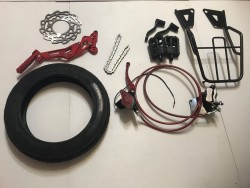 Wheel, brake and other parts