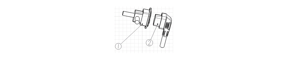 Diagram and parts of Battery connector for SUPER SOCO TSX- VTT LACHUTE